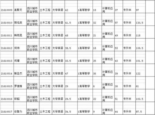 专升本西华大学考什么（西华大学专升本考试科目的分数）