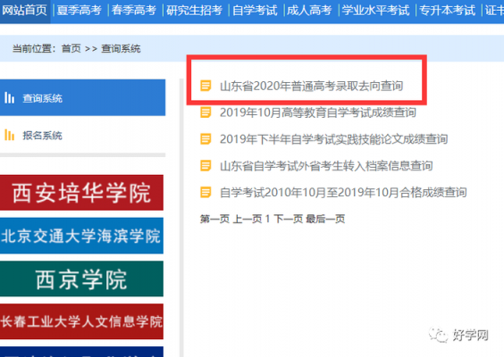 山东录取查询能查到什么（山东录取状态查询方式）